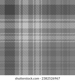 Plaid Grey Tartan Seamless Pattern
