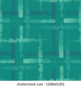 Plaid. Grunge Background with Stripes. Abstract Texture with Horizontal and Vertical Strokes. Scribbled Grunge Rapport for Dress, Curtain, Tablecloth. Scottish Motiff. Vector Texture.