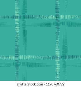 Plaid. Grunge Stripes. Abstract Texture with Horizontal and Vertical Strokes. Scribbled Grunge Motif for Chintz, Linen, Paper. Scottish Motiff. Vector Texture.