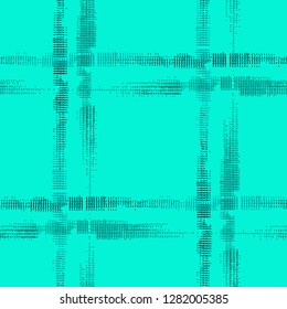 Plaid. Grunge Stripes. Abstract Texture with Horizontal and Vertical Strokes. Scribbled Grunge Rapport for Dress, Curtain, Paper. Irish Ornament. Vector Texture.