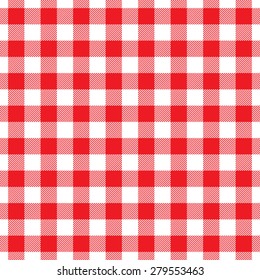 Plaid kitchen vector seamless pattern