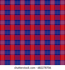 Plaid Lumberjack Pattern Red And Blue