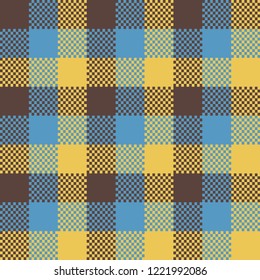Plaid lumberjack seamless pattern