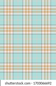 Plaid material, Seamless Pattern, Vector sketch