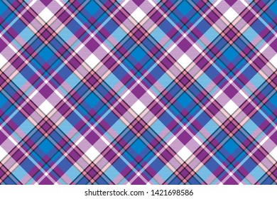 Plaid modern seamless pattern. Vector illustration.