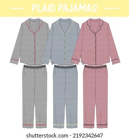 patrón de escote de pijamas de yeso, pijamas