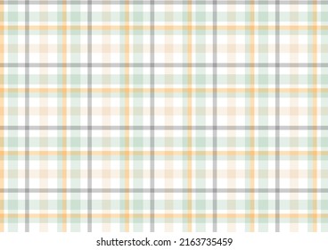 Plaid pastel color fabric pattern