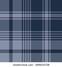 Plaid pattern blue background. Seamless textured tartan check plaid graphic for flannel shirt, blanket, duvet cover, or other modern spring, autumn, winter, summer fabric design.