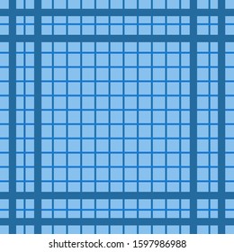 Plaid pattern with blue classic color. textile manufacturing