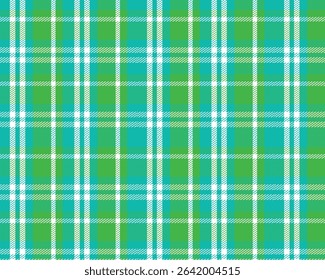 Plaid pattern, blue, green, black, seamless pattern for textiles and design clothing, skirts, pants, aprons, tablecloths, blankets or decorative fabrics.