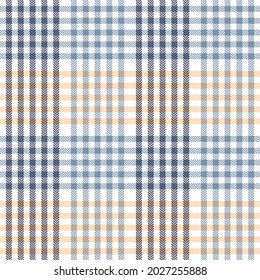 Plaid pattern in blue, yellow, white for scarf design. Seamless tartan check plaid graphic background for scarf, poncho, blanket, duvet cover, other modern spring autumn winter fashion textile print.