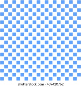 Plaid pattern, blurred blue colored background. Wallpaper, wrapping paper. Retro style