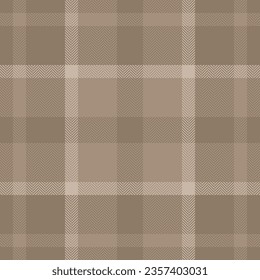 Comprobación de patrones de color de fondo textil sin fisuras con tejido vectorial de textura tartán en color pastel.