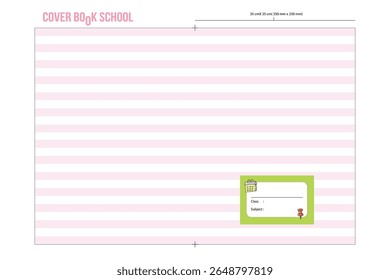 Plaid pattern for Cover book on the school. Back to school