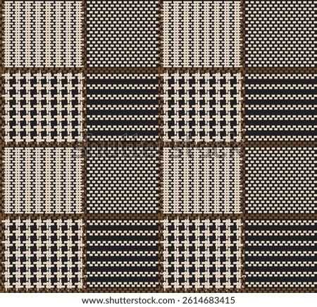 Plaid pattern design, check tartan seamless work