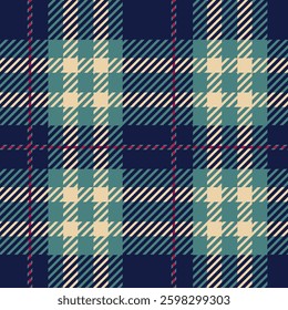 Plaid pattern design, tartan seamless work