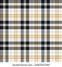 Plaid Pattern Fabric Design Background Is Made With Alternating Bands of Coloured Pre Dyed Threads Woven as Both Warp and Weft at Right Angles to Each Other.