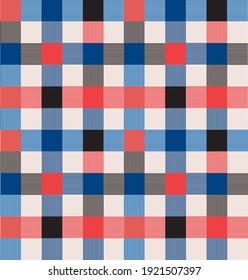 plaid pattern fabric design draw