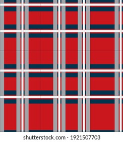 plaid pattern fabric seamless design