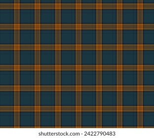 Plaid pattern, green, yellow, blue, seamless background for textiles, tailoring, skirts, pants or decorative fabric. Vector illustration.