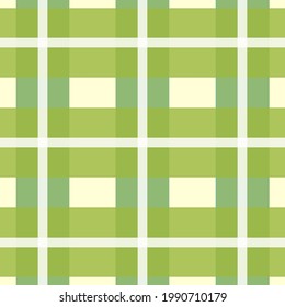 plaid pattern, Green and yellow, seamless fabric pattern vector illustration for product.