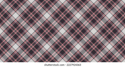 Plaid pattern horizontal background. Classic fabric design. Vector textile swath.