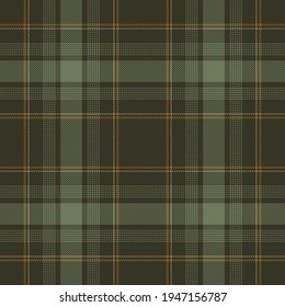 Plaid Pattern Ombre In Brown And Olive Green. Tartan Check Vector Graphic Texture For Autumn Winter Menswear Flannel Shirt, Blanket, Throw, Duvet Cover, Other Modern Everyday Fashion Fabric Design.