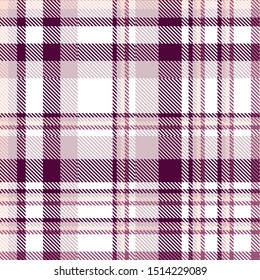 Plaid pattern in pink, white and marsala.