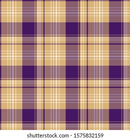 Plaid pattern for print (textile, wrapping, wallpaper). Checkered tartan fabric texture. Symmetric and asymmetric geometric background. EPS10 vector