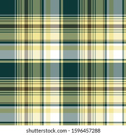 Plaid pattern for print (textile, wrapping, wallpaper). Checkered tartan fabric texture. Symmetric and asymmetric geometric background. EPS10 vector