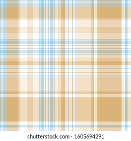 Plaid pattern for print (textile, wrapping, wallpaper). Checkered tartan fabric texture. Symmetric and asymmetric geometric background. EPS10 vector
