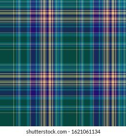 Plaid pattern for print (textile, wrapping, wallpaper). Checkered tartan fabric texture. Symmetric and asymmetric geometric background. EPS10 vector