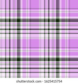 Plaid pattern for print (textile, wrapping, wallpaper). Checkered tartan fabric texture. Symmetric and asymmetric geometric background. EPS10 vector