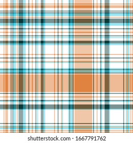 Plaid pattern for print (textile, wrapping, wallpaper). Checkered tartan fabric texture. Symmetric and asymmetric geometric background. EPS10 vector
