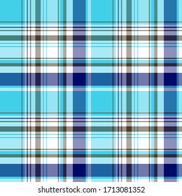 Plaid pattern for print (textile, wrapping, wallpaper). Checkered tartan fabric texture. Symmetric and asymmetric geometric background. EPS10 vector