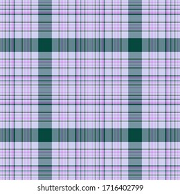 Plaid pattern for print (textile, wrapping, wallpaper). Checkered tartan fabric texture. Symmetric and asymmetric geometric background. EPS10 vector