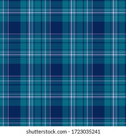 Plaid pattern for print (textile, wrapping, wallpaper). Checkered tartan fabric texture. Symmetric and asymmetric geometric background. EPS10 vector