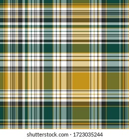 Plaid pattern for print (textile, wrapping, wallpaper). Checkered tartan fabric texture. Symmetric and asymmetric geometric background. EPS10 vector