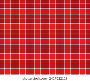 Patrón de plástico, rojo, rojo oscuro, negro, blanco, fondo sin costura, líneas fibrosas únicas para el diseño textil, la ropa, las faldas, los pantalones o la tela decorativa. Ilustración vectorial.