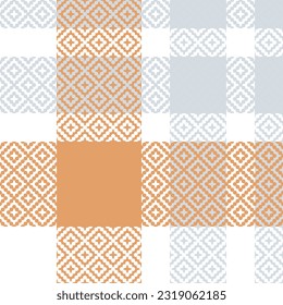 Plaid Pattern Seamless. Abstract Check Plaid Pattern Seamless. Tartan Illustration Vector Set for Scarf, Blanket, Other Modern Spring Summer Autumn Winter Holiday Fabric Print.
