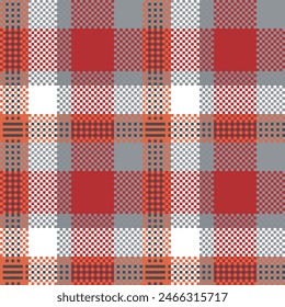 Patrón de cuadros sin costuras. Patrón de cuadros de comprobación Abstractas sin costuras. Conjunto de Vector de ilustración de tartán para bufanda, manta, otra impresión moderna de la tela de Festiva de otoño de primavera verano de invierno.