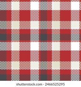 Patrón de cuadros sin costuras. Patrón de cuadros de comprobación Abstractas sin costuras. Conjunto de Vector de ilustración de tartán para bufanda, manta, otra impresión moderna de la tela de Festiva de otoño de primavera verano de invierno.
