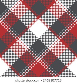 Plaid-Muster nahtlos. Abstraktes Schachbrettmuster nahtlos. Tartan Illustration Vektorgrafik Set für Schal, Decke, andere moderne Frühling Sommer Herbst Winter Festliche Musik Stoff Print.