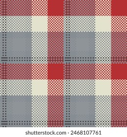 Patrón de cuadros sin costuras. Patrón de cuadros de comprobación Abstractas sin costuras. Conjunto de Vector de ilustración de tartán para bufanda, manta, otra impresión moderna de la tela de Festiva de otoño de primavera verano de invierno.
