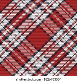 Plaid pattern seamless. Check fabric texture. Stripe square background. Vector textile design tartan.