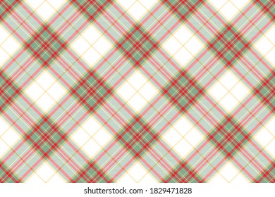 Plaid pattern seamless. Check fabric texture. Stripe square background. Vector textile design tartan