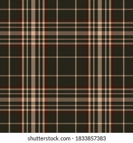 Plaid pattern seamless. Check fabric texture. Stripe square background. Vector textile design tartan.