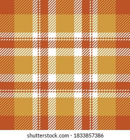 Plaid pattern seamless. Check fabric texture. Stripe square background. Vector textile tartan design.