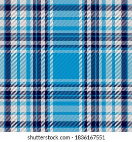 Plaid-Muster nahtlos. Überprüfen Sie die Textur des Stoffes. Streifen, quadratischer Hintergrund. Vektor Textil Design Tartan.