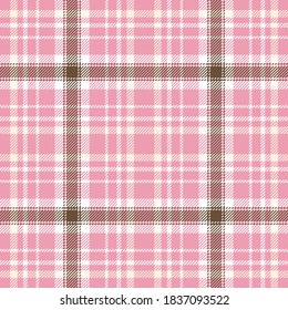 Plaid pattern seamless. Check fabric texture. Stripe square background. Tartan vector textile design.